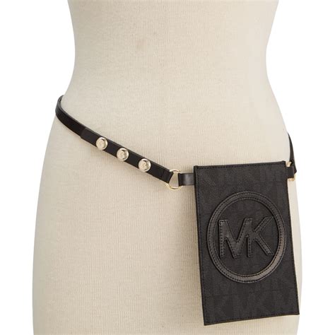 michael michael kors signature belt bag|belt bag Michael Kors outlet.